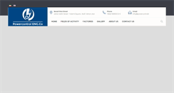 Desktop Screenshot of powercontrol.ir